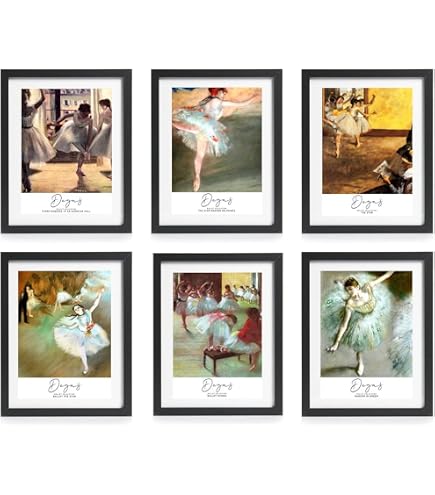 Wee Blue Coo Edgar Degas Ballet Class Old Master Painting Art Print Poster Wall Decor 12X16 Inch : Edgar Degas