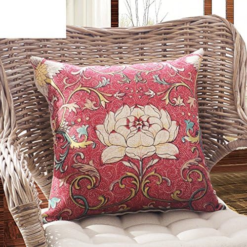 Mustapha Pillow,Retro Nostalgia Cushion,Round Chair Backrest Pillow Jacket-A 55x55cm(22x22inch)VersionA