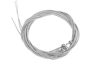 Eujgoov Bass Strings 1/1.4/2 / 2.5mm Cuerdas De Bajo Eléctrico Cuerdas De Bajo Suave De 4 Cuerdas