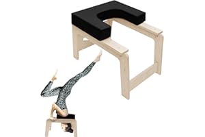 CAWI Silla de yoga y taburete para pie de cabeza, fabricado en Europa, para fitness, meditación y relajación