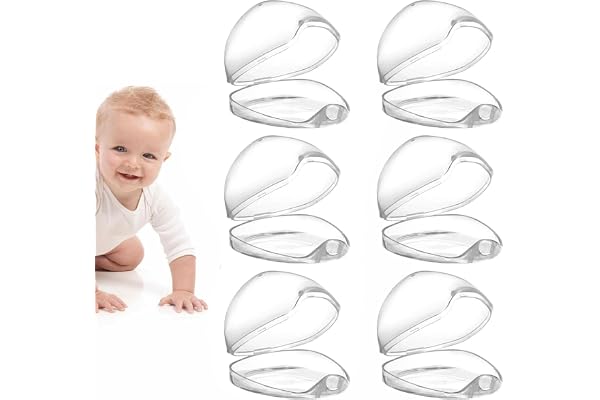 Boite À Tétine,Boite A Sucette Bebe, 6pcs Portable Boîte De Tétine De Tétine, Non Toxique Transparent Portable Boîte De Tétine, Pour Pour Sac À Couches, Voyage À La Maison, Activités De Plein Air