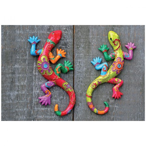 Boltze Eidechse ‚Exotic‘ aus Kunstharz, 24cm, 1 von 2 Motiven - 3