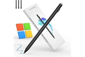 YEEMIE Microsoft Surface Pen für Microsoft Surface Pro 12/11/9/10/8/X/7/6/5/4/3, Surface Go 4/3/2/Laptop/Studio/Book, Surface Pro Pen mit USB-C-Schnellladefunktion, 4096 Druckstufen, Magnetisch