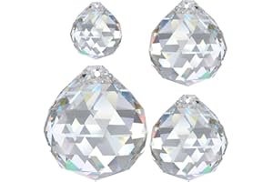 AMBROS - KRISTALL Regenbogenkristall 4 TLG. Kugelset 20mm & 30mm & 40mm Crystal 30% PbO ~ Feng Shui Suncatcher