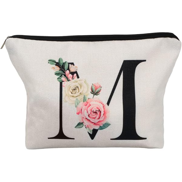 Trousse De Maquillage Femme – Sac Cosmétique Voyage – Polyester Imprimé – Taille 22x13 Cm – Organisation