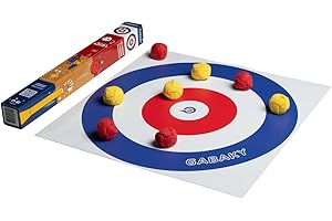 GABAKY Originelles Boccia-Spiel, Mix aus Puck und Curling, Ziel mit 8 weichen Kugeln, für jedes Terrain, für drinnen und draußen (klassische Edition)