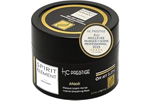 HC Prestige Oh My Sleek – Masque Lissant Cheveux 250ml – Kératine Végétale, Collagène Marin & Huiles Précieuses – Soin Anti-Frisottis – Cheveux Secs, Bouclés ou Abîmés – Vegan,Made in France