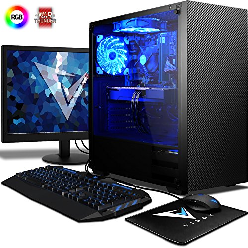 VIBOX Killstreak GLR760-171 Gaming PC Ordenador de sobremesa con Cup n de Juego 22 HD Monitor 4 0GHz Threadripper 8-Core Nvidia GeForce GTX 1060 Tarjeta Grafica 32GB DDR4 RAM 2TB HDD Sin OS VIBOX Killstreak GLR760-171 Gaming PC Ordenador de sobremesa con Cup n de Juego 22 HD Monitor 4 0GHz Threadripper 8-Core Nvidia GeForce GTX 1060 Tarjeta Grafica 32GB DDR4 RAM 2TB HDD Sin OS