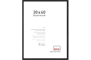 DEHA Design Ramka na zdjęcia Boston, 30x40 cm, Anodowanie na czarno matowe