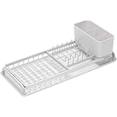Brabantia BRA117268 K&uuml;&ccedil;&uuml;k Bulaşıklık, A&ccedil;ık Gri,13 x 49 x 21.6 cm