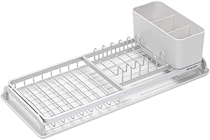 Brabantia Ociekacz, aluminium/tworzywo sztuczne, jasnoszary, 13 x 49 x 21,6 cm, 1 jednostka