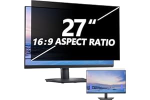 Dabernur 27 Zoll Monitor Blickschutzfilter für Computer 16:9 Seitenverhältnis