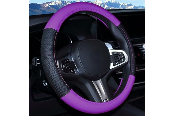 Istn 2018 Neuf Housse de Volant de Voiture Confort durabilité de sécurité Coque 14.5''-15'' violet
