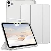UnDePlus iPad Pro 11 3./4. Nesil M2 ile uyumlu Kılıf Flip Cover Kalem B&ouml;lmeli PC Case 2020-2022 Gri