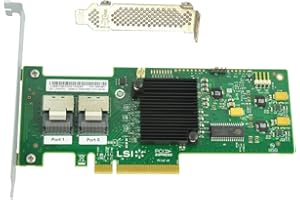ROSERAIN LSI 9201-16e RAID Controller Card 6Gbps 16-lane External SAS HBA FW:P20 IT Mode PCIe SATA Expander Card For ZFS FreeNAS unRAID