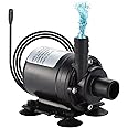 HSEAMALL DC 12V Mini Brushless Submersible Pump for Pond Aquarium Fish Tank Solar Fountain Pool Water Circulation