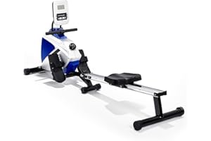 ‎MARCY Marcy Azure RE1016 Magnetisches Rudergerät, Schwarz/Weiß/Blau