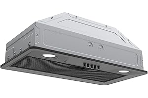 Wiggo WE-D630B(BB) - Cappa aspirante da incasso - 60cm - Nero