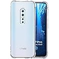 TheGiftKart Flexible Shockproof Crystal Clear TPU Back Cover Case with Cushioned Edges for Ultimate Protection for Vivo V17 Pro (Transparent)