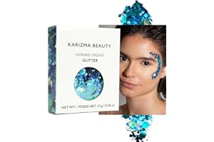 Mermaid Dreams Chunky Glitter ✮ KARIZMA BEAUTY ✮ Festival Glitter Cosmetic Face Body Hair Nails