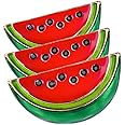 SAFIGLE Watermelon Enamel Pin: Watermelon Brooch Cute Fruit Brooch Pin Lapel Pin Food School Teacher Enamel Lapel Pin for Summer Gifts Birthday Lapel Collar Accessories 3pcs