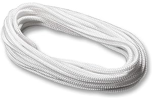 FBS - Cuerda de poliéster para izar banderas de repuesto, para mástil de bandera con mecanismo de izado estándar (diámetro de 5 mm, en 6 longitudes, sin mosquetón)