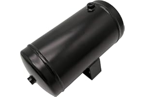 Lhfacc 1 Gallon Air Tank Air Reservoir Tank with 1/4 Inches NPT Ports, Black