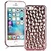 Produktbild SMART LEGEND iPhone SE/5S/5 Weiche Silikon Hülle TPU Bumper Handyhülle Rosa Muster Schutzhülle Backcover Crystal Kirstall Clear Etui Ultra Slim Design Glatt Weich Handytasche Soft Case Silicon Protective Cover Flexible Dünne zurück Schale