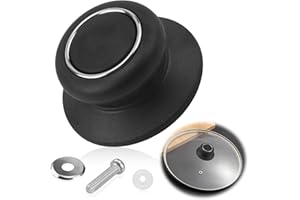 DULUOK Maniglia Coperchio Casseruola Pomello Coperchio Pentola Manico Coperchio Pentola Universale Manopola Coperchio Pulsante In Bachelite Pomelli Antiscottatura per Coperchio Della Pentola