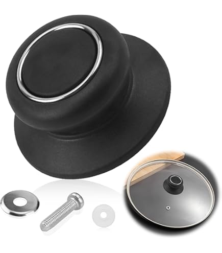 TXIN Lot De 2 Boutons De Couvercle De Casserole, Poignée Universelle à