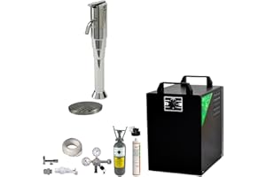 Tafelwassergerät BieTal® BT-25U Untertisch Wassersprudler für bis zu 25 Liter pro Stunde Sprudelwasser mit Kühlung & Zapfstelle G68 & Filteranlage Set