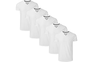 Charles Wilson Pack de 5 T-Shirts Unis à Col V