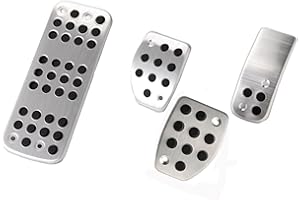 ITDEGNO Repose-pieds pour pédale d'accélérateur Compatible avec Peugeot 207 301 307 208 2008 308 408 CC/Citroen C3 C4 / DS 3 4 6 DS3 DS4 DS6