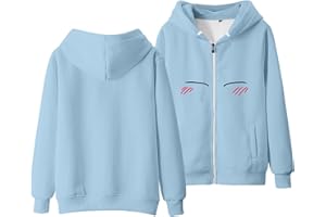 ACSEFIRE Unisex Anime Reißverschluss-Sweatshirt That Time I Got Reincarnated as a Slime Langarm Cosplay Kapuzenpullover Tempest Rimuru Strickjacke