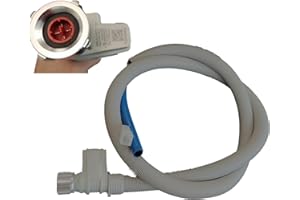 D.I.ACCESSA DD81-01211A Geschirrspüler AQUASTOP-Schlauch 4010145WS - Wasserschlauch mit Aquastop Gesamtlänge 1,8M für Geschirrspüler 10499862 7638500 7638501 10499861