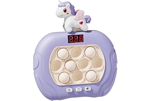 UBIK Jeu Pop électronique Quick Push Bubbles, Console de Nouveau modèle électronique Pop It avec écran, Jouets sensoriels et Magiques (WST-Unico)