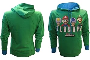 BIOWORLD Sweat capuche 'Super Mario Bros' - Players - vert - L