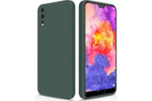 GiiYoon Funda para Huawei P20,Case de Silicona Suave de TPU Funda Protector de Goma Fexible Prueba Liviano y a Delgado de Golpes Antirrayas para Teléfono Huawei P20 (Verde)