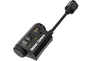 RunCam Helmet Camera,Cámara de acción Plegable 1080P con 7 Horas de grabación con Control de la aplicación para Airsoft Riding Ciclismo Escalada Deportes al Aire Libre Motociclismo