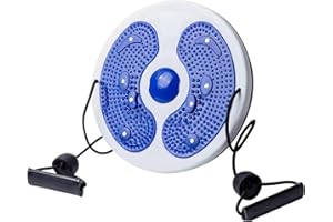 AMROCKY Waist Twisting Disc | Body Shaping Waist Twisting Disc, Twist Waist Disc Board with Drawstring, Waist Whisper Exercise, Waist Twisting Board,Resistance Bands Massage Foot Sole Home Fitness