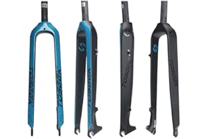 STRTG Horquilla Rígida De Bicicleta Horquillas Delanteras De Bicicleta De Carbono Completo Freno De Disco Horquilla Rígida Horquilla De Bicicleta MTB Accesorios De Bicicleta Recta B,26inch