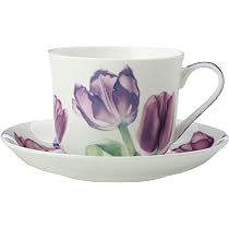 Maxwell & Williams Classic, tazza e piattino con piedini 200ml rosso