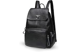 NICOLE & DORIS Sac à Dos en Cuir pour Femme Sac a Dos College Fille Cartable Sac à Dos décontracté pour Femme en Cuir