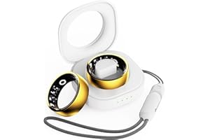 FINDTIME Smart Ring Android Smartring Uomo Donna - Misurazione Della Pressione Sanguigna, Fitness Tracker, Cardiofrequenzimetro, Contapassi, Calorie, Sonno - Anello Per Il Sonno