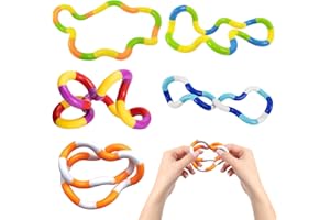 ZARADU Main Tangle Fidget Toy,Jouet Tangle,Jouet De Décompression Torsadé,Main Fidget Toy,Aide à Soulager Le Stress Et l'Anxiété,Convient Aux Adultes Et Aux Nourrissons
