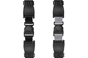 COZERI 2 Pièces Attache Ceinture Siège Auto Bébé, Clip de Sécurité pour Ceinture de Voiture, Pince de Poitrine, Accessoire de Sécurité pour Siège Auto et Poussette