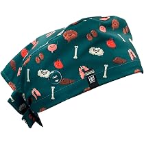 Cuffia chirurgica supereroi, berretto chirurgico, cappello infermieristico Uomo Ragno. Cappellini per sala operatoria riutilizzabili di supereroi