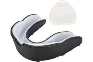 AIBAOBAO Sport Mundschutz - Ideale Atmung, Schützt Zähne, Zahnfleisch & Kiefer Für Boxen, MMA, Rugby, Kickboxen, Judo, Karate, Hockey & Kampfsport. Sportmundschutz mit Praktischer Aufbewahrungsbox