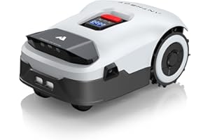 ANTHBOT Genie1000 Robot Tondeuse sans Fil Périphérique -2000m² Full Band RTK+4Yeux IA Vision Tondeuse Robot Gazon, Auto Cartographie, 20Multi-Zone, Évitement des obstacles, Charge Auto, Alarme antivol