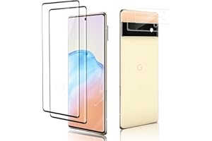 Carantee [2 Stück Schutzfolie für Panzerglas für Google Pixel 6 Pro + [2 Stück] Kameraschutz, 9H Härte Kratzfest Schutzglas für Google Pixel 6 Pro Folie, HD Anti-Fingerabdruck Displayschutzfolie